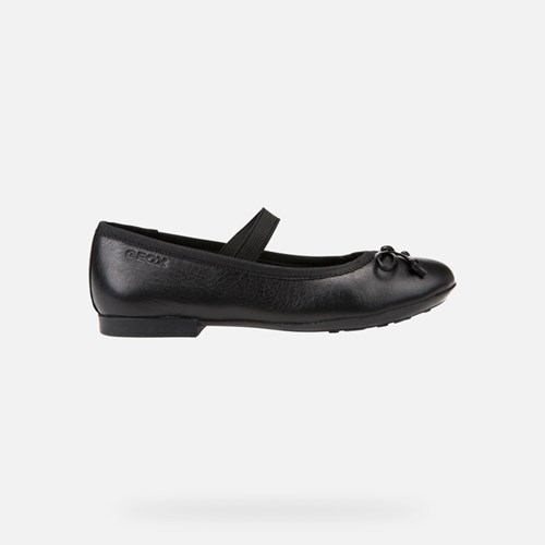 Jednolite Buty Dziewczynka Geox Plie Czarne | 90TBSKMZD