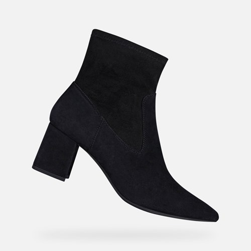 Koturny Damskie Geox Bigliana Czarne | 98TKGJOPV