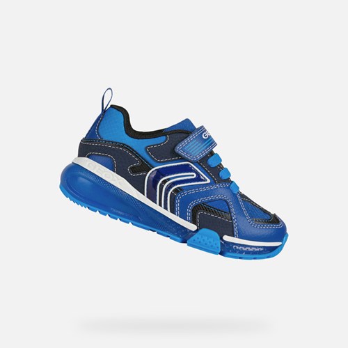 Light-up Shoes Chłopięce Geox Bayonyc Królewski Niebieski Głęboka Niebieskie | 82GYVHRSC