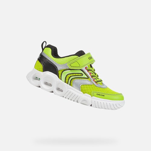 Light-up Shoes Chłopięce Geox Wroom Czarne | 32FEZAXCK