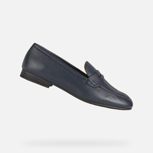 Loafersy Damskie Geox New Marlina Ciemny | 24HODIQLS